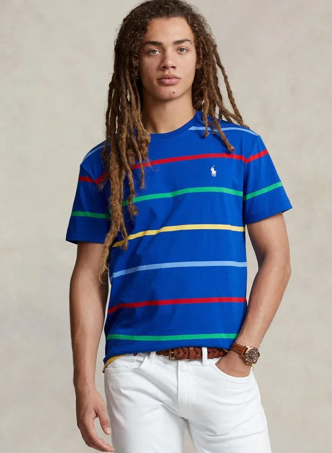 POLO RALPH LAUREN Classic Fit Striped Jersey T-Shirt