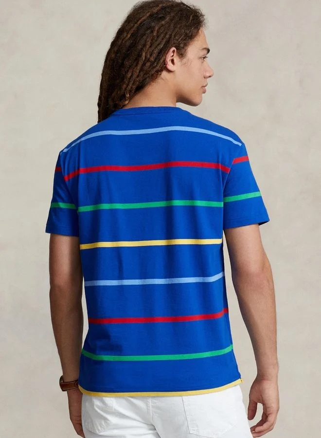 POLO RALPH LAUREN Classic Fit Striped Jersey T-Shirt