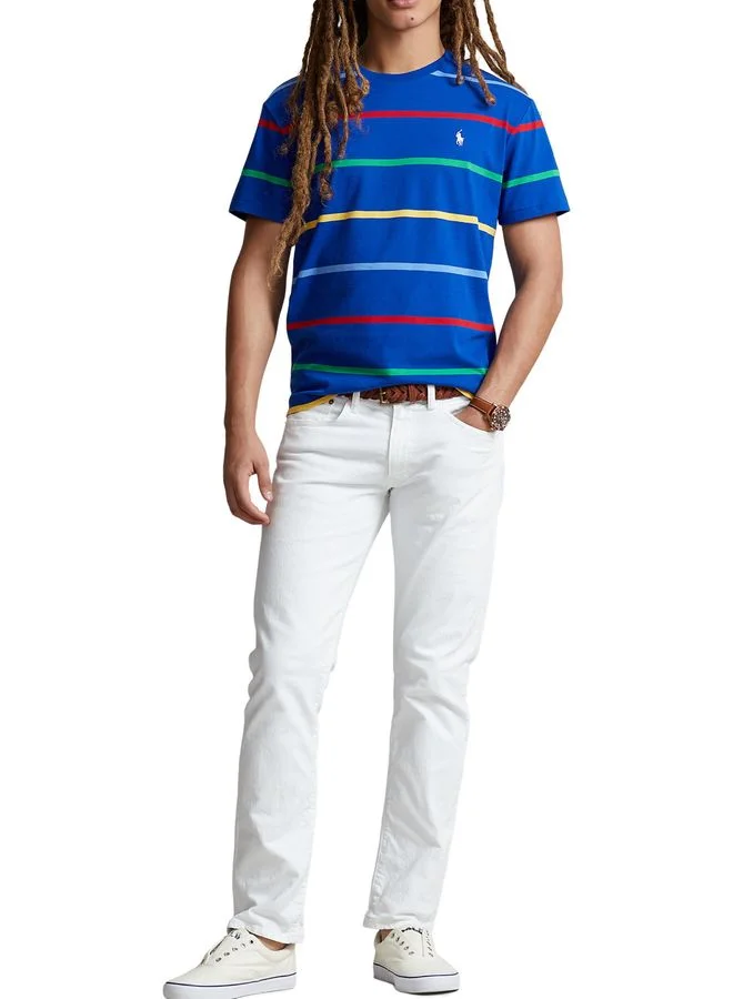 POLO RALPH LAUREN Classic Fit Striped Jersey T-Shirt