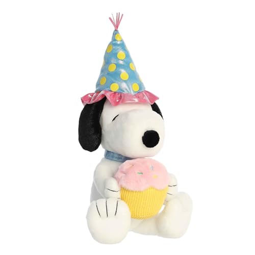 Aurora® Adorable Peanuts® Birthday Snoopy™ Stuffed Animal - Officially Licensed Toys for All Snoopy Fans - Nostalgic Gift for Adults and Birthday Celebrations - 16 Inches - Image 1