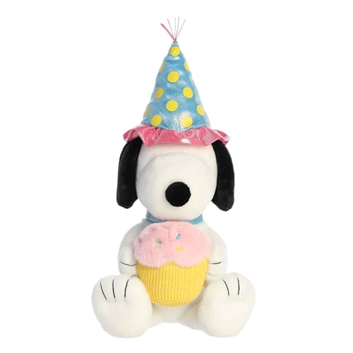 Aurora® Adorable Peanuts® Birthday Snoopy™ Stuffed Animal - Officially Licensed Toys for All Snoopy Fans - Nostalgic Gift for Adults and Birthday Celebrations - 16 Inches - Image 2