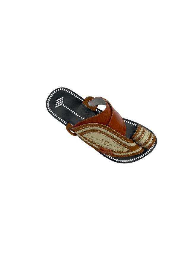 AL Fanoos Handcrafted heritage leather slippers  - Image 4