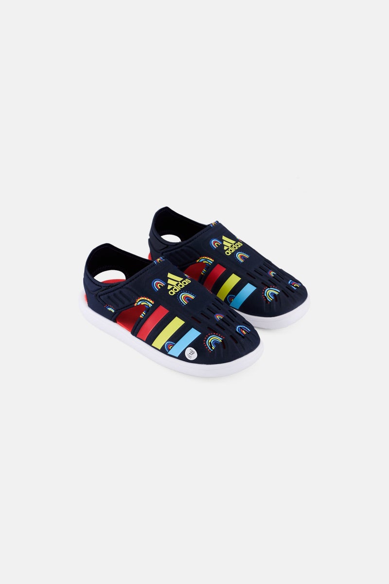 Adidas Kids Boy Velcro Closure Outdoor Sandal, Navy Blue  - Image 1