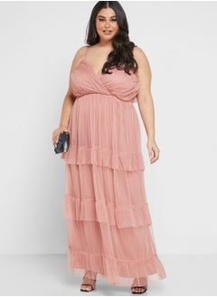Anaya with Love Curve Strappy Surplice Neck Dress  - Image 4