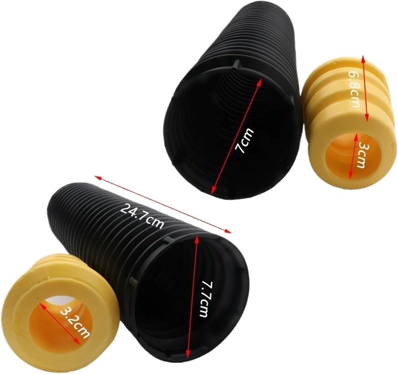 Vuzmode Front Dust Cover Air Shock Absorber Boot Kit - Image 2