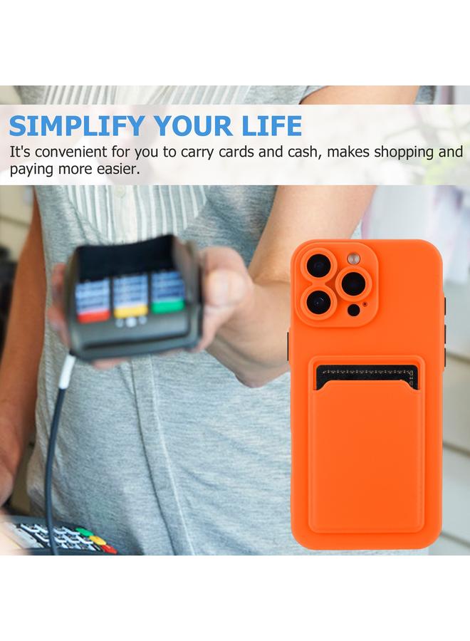 S-TOP Case For iPhone 16 Pro Skin Feel Card Contrast Color Button TPU Phone Case - Image 5