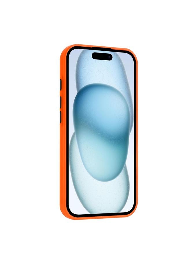 S-TOP Case For iPhone 16 Pro Skin Feel Card Contrast Color Button TPU Phone Case - Image 3