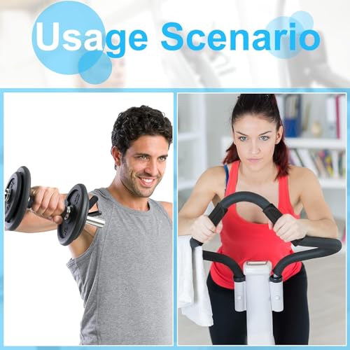 NIHSPRUHAY 4 Pcs Rower Handle Cover Rubber Handle Grips Rowing Machine Accessories for Indoor Fitness Equipment, 5.71 x 6.1 Inches, Black - Image 2