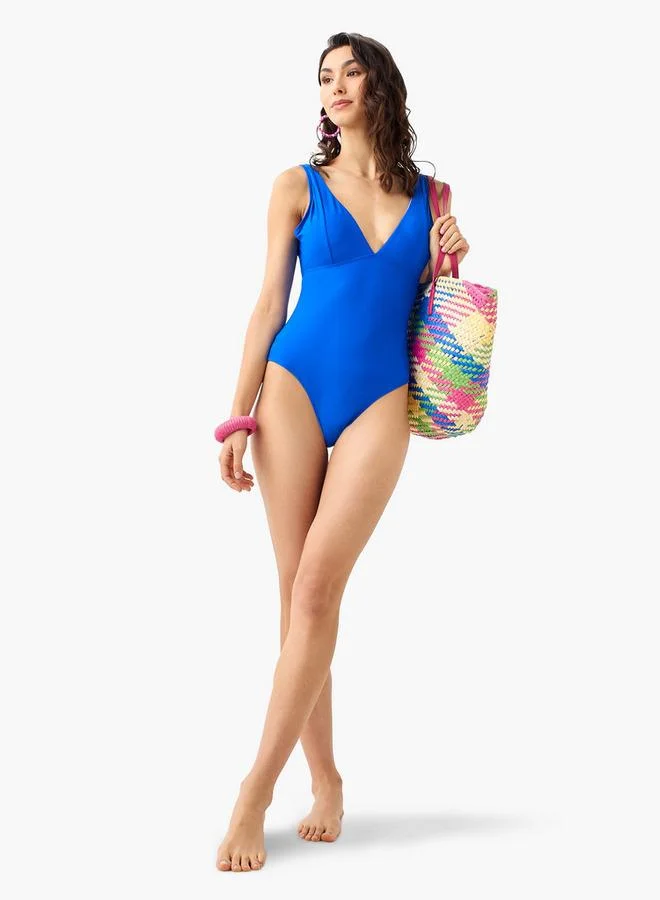 Splash FAV Sleeveless Swimsuit with V-neck