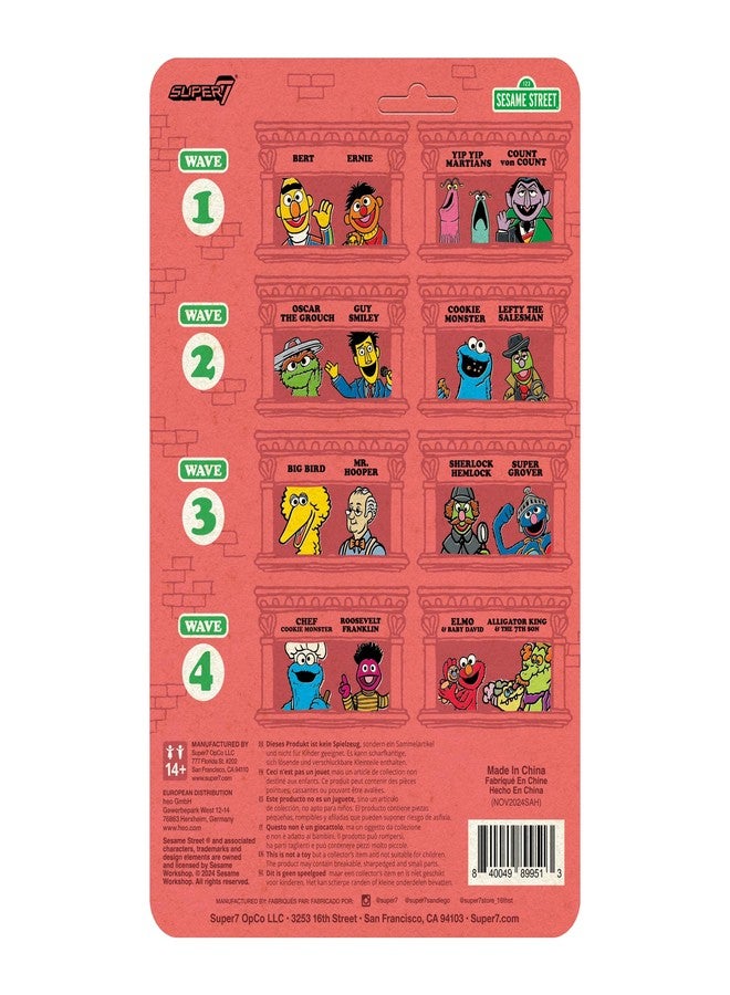 Super7 Sesame Street Reaction Figures Wave 04 - Chef Cookie Action Figure - Image 3