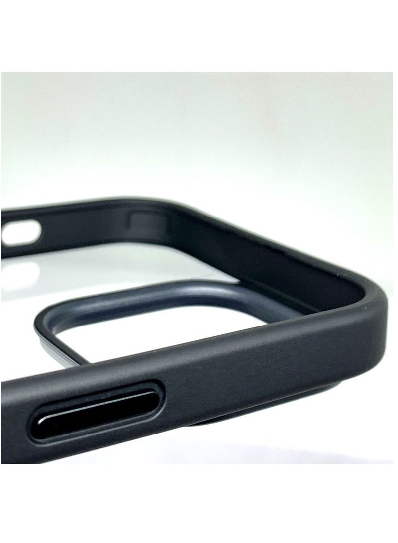 Protective Case Cover For iPhone 14 Pro Clear/Black - Image 2