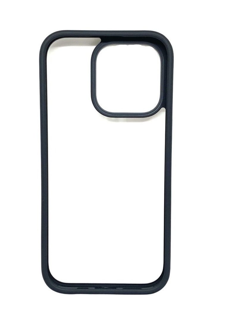 Protective Case Cover For iPhone 14 Pro Clear/Black - Image 4