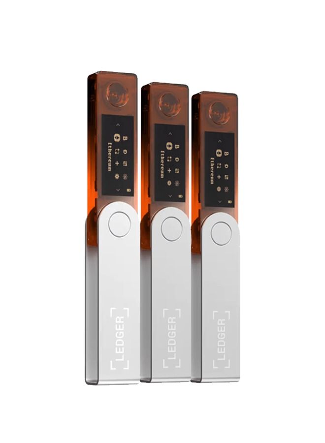Ledger Family Pack X - 3 Ledger Nano X Crypto Hardware Wallets
