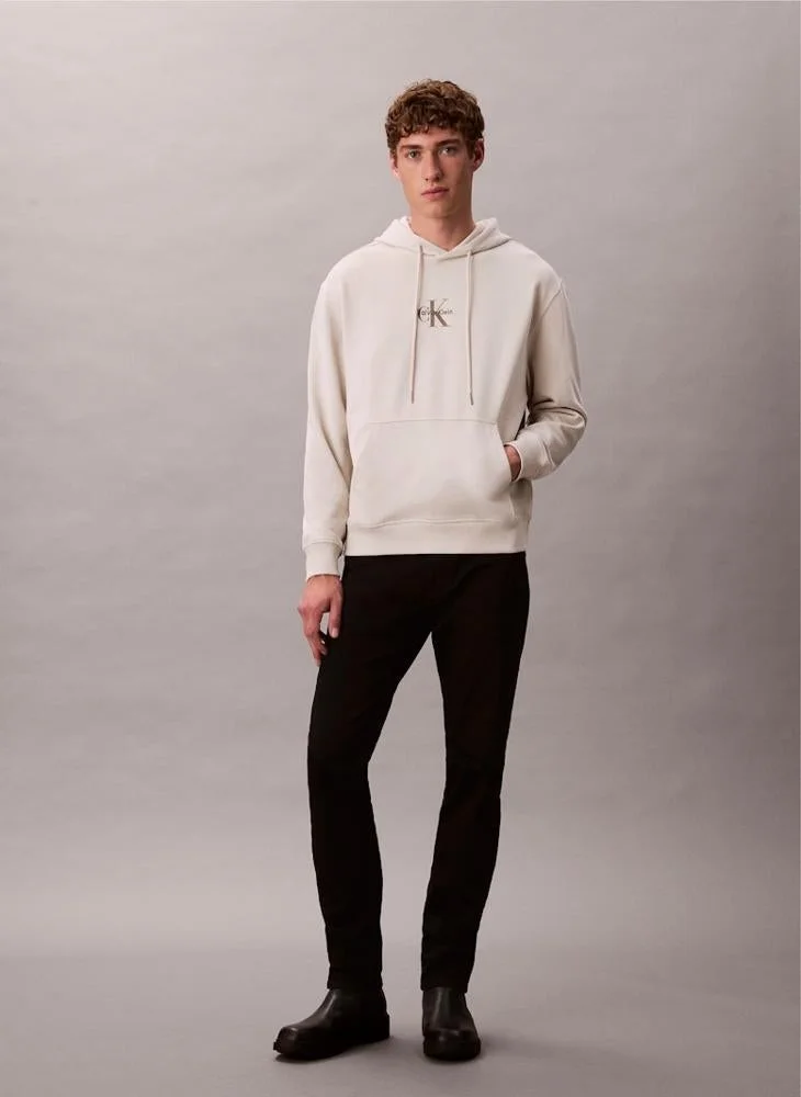Calvin Klein Jeans Cotton Terry Monogram Hoodie