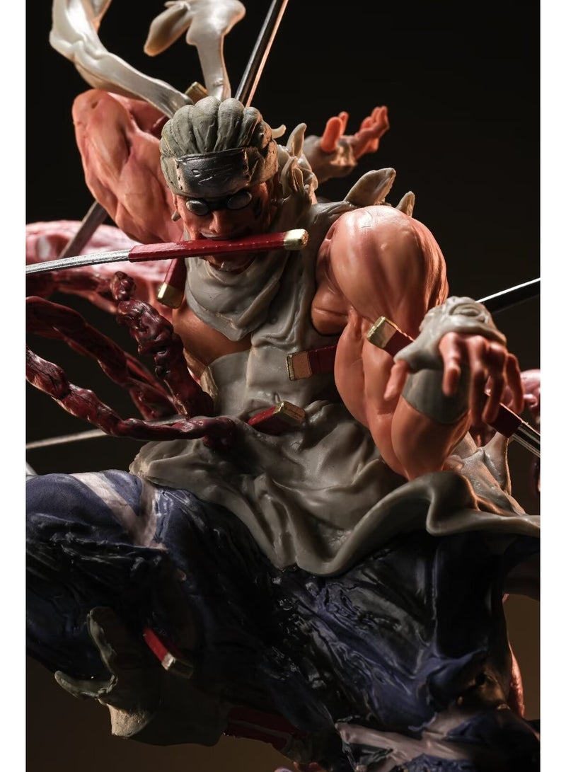 هالامودو النينجا النار الظل القاتل الحديد النحلة ، أزياء شخصية أنمي نموذج ، هدية الديكور - Image 1