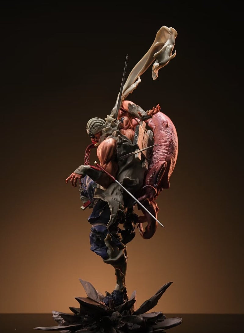 هالامودو النينجا النار الظل القاتل الحديد النحلة ، أزياء شخصية أنمي نموذج ، هدية الديكور - Image 4