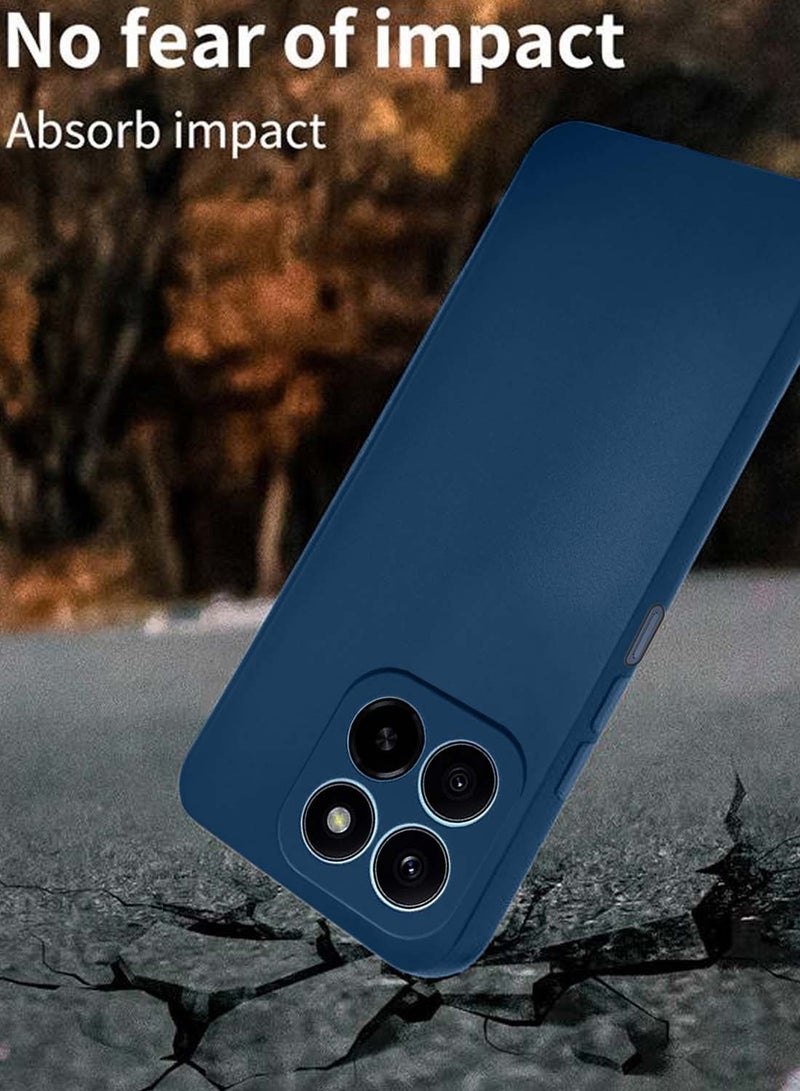 Wtech Honor X5b / X5b Plus / X5b+ 4G 2024 Premium Soft Liquid Silicone Case Cover - Storm Blue - Image 3