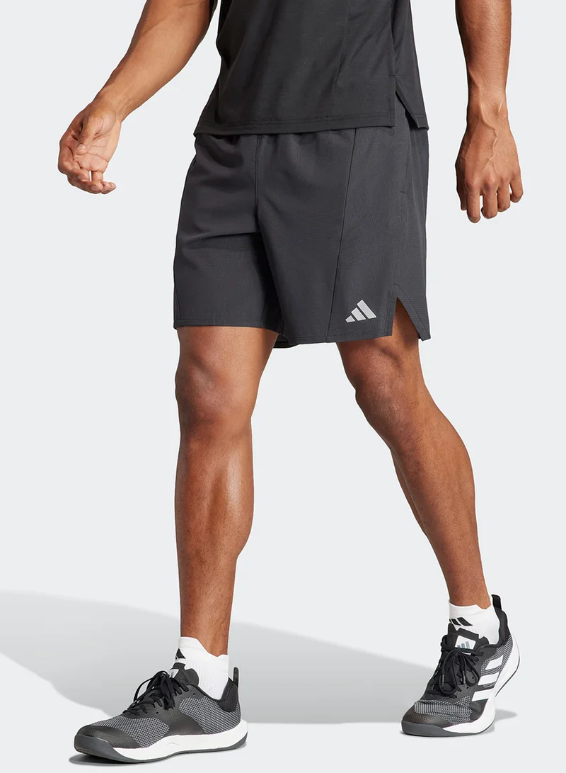 Adidas Designed For Training Hiit High Rise Shorts