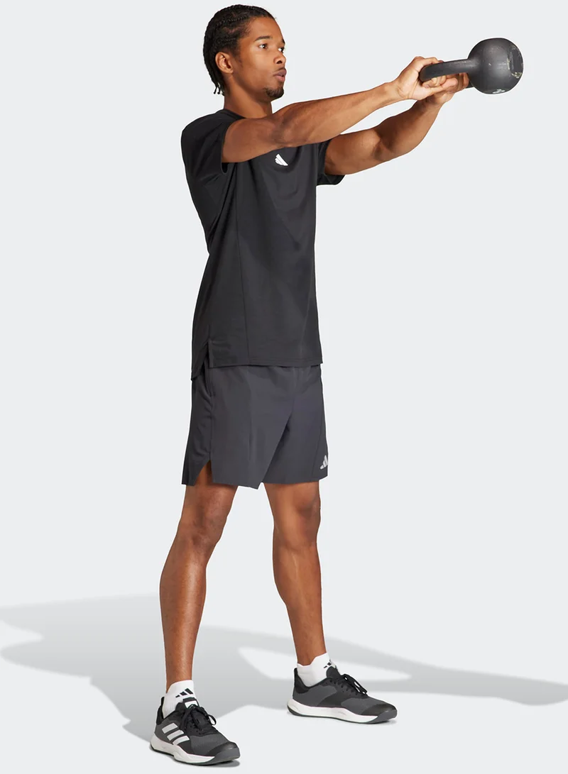 Adidas Designed For Training Hiit High Rise Shorts