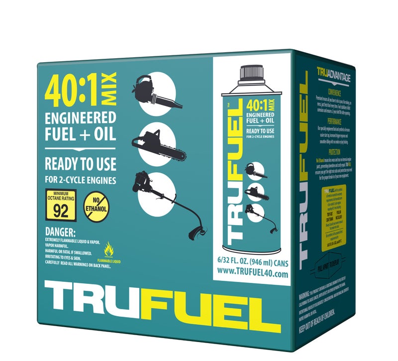 Trufuel 2-Cycle 40:1 Pre-Blended Fuel For Outdoor Power Equipment - 32 Oz. (Case Of 6) - 6525538 - Image 2