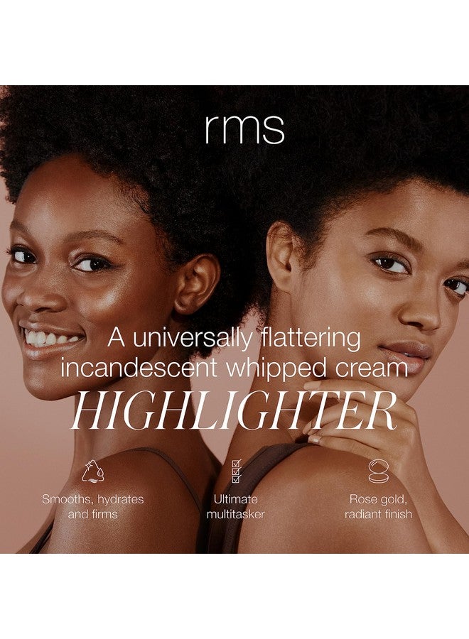 RMS Beauty Master Radiance Base Hydrating & Skin Firming Illuminating Highlighter Makeup Cream With Light Reflecting Pearls For Glowing Radiant Skin Rich (0.50 Fl Oz) - Image 3