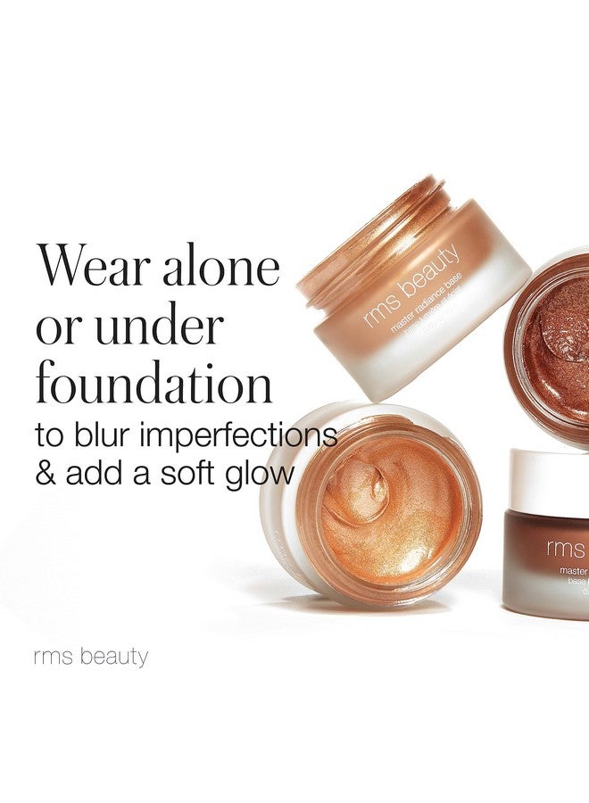RMS Beauty Master Radiance Base Hydrating & Skin Firming Illuminating Highlighter Makeup Cream With Light Reflecting Pearls For Glowing Radiant Skin Rich (0.50 Fl Oz) - Image 4