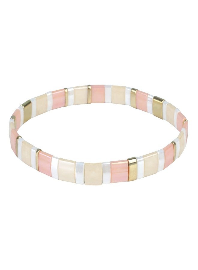 KELITCH Stretch Bracelets Miyuki Tila Beads Bracelets Colorful Friendship Bracelets for Women (12B) - Image 1