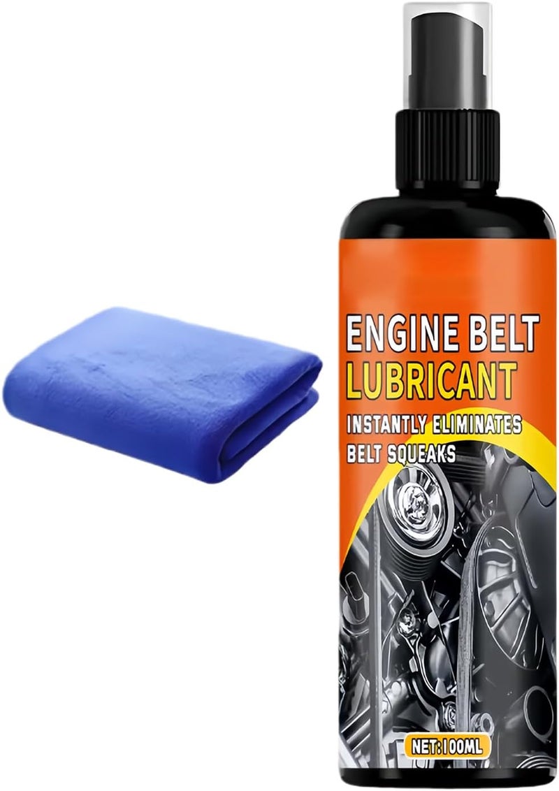 Belt Dressing Automotive | 100ml Automotive Dressing Engine Lubricant,Car Belt Squeak Spray | for Truck SUV Sedan Home Workshop Maintenance Daily Care - Image 1