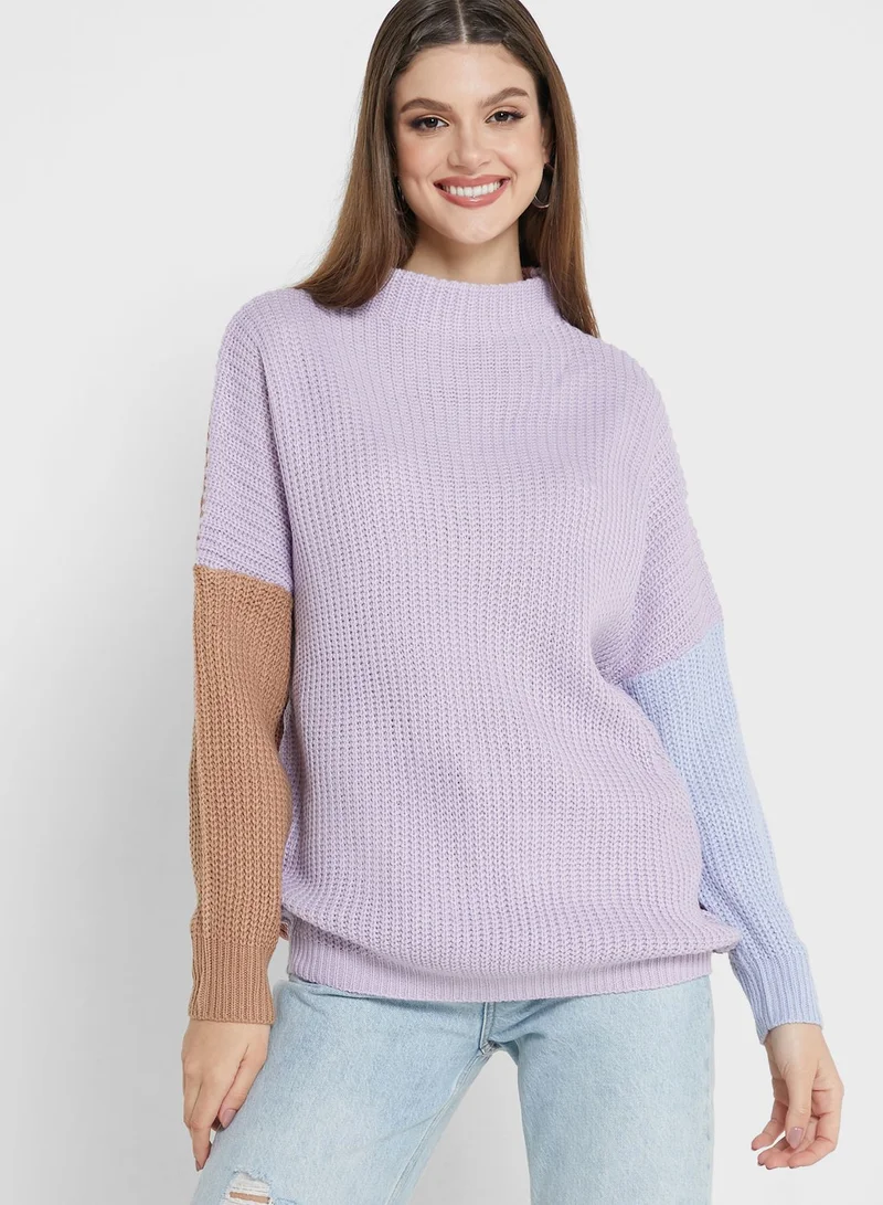 Ginger Triple Tone Sweater