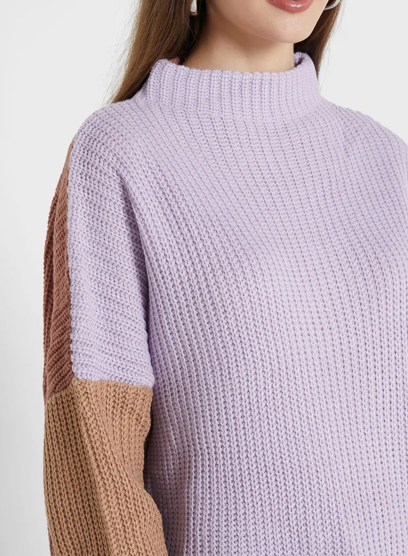 Ginger Triple Tone Sweater