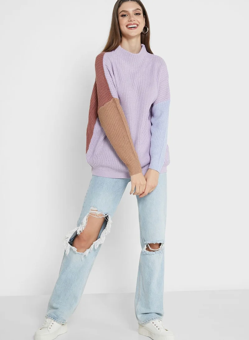 Ginger Triple Tone Sweater