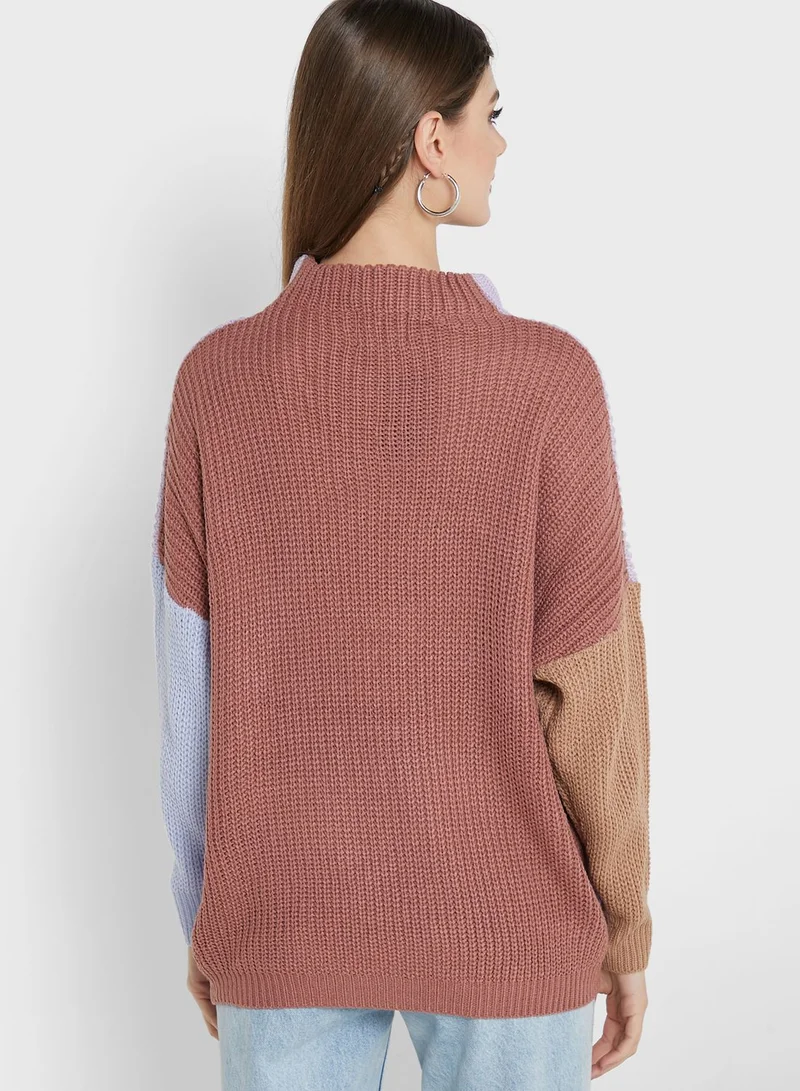 Ginger Triple Tone Sweater