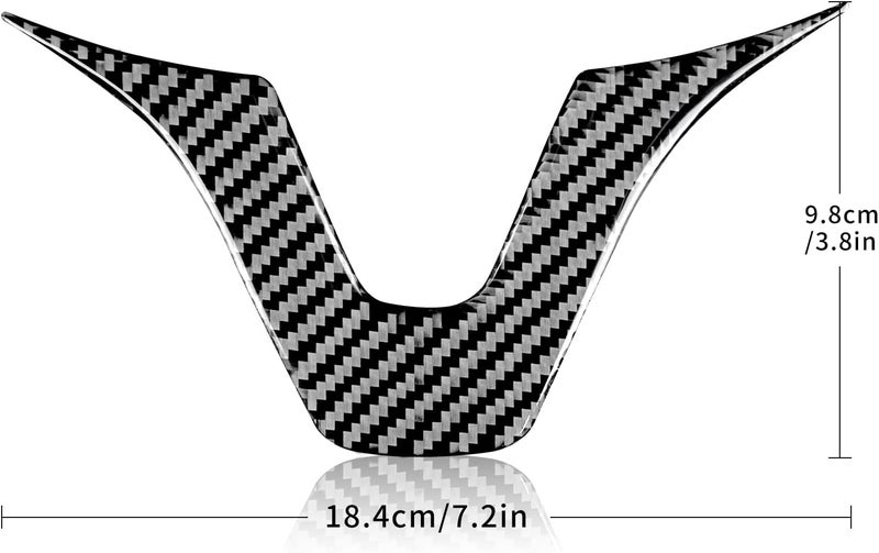 JUPIZEUS Carbon Fiber Steering Wheel Sticker for Mercedes Benz - Image 2