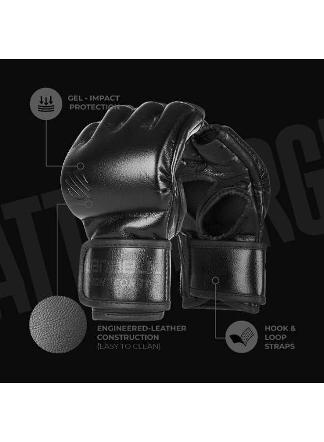 Sanabul Battle Forged 4oz MMA Gloves for Men & Women, Professional Fighting Boxing Muay Thai Kickboxing Gloves for Sparring Grappling and Training - Image 4