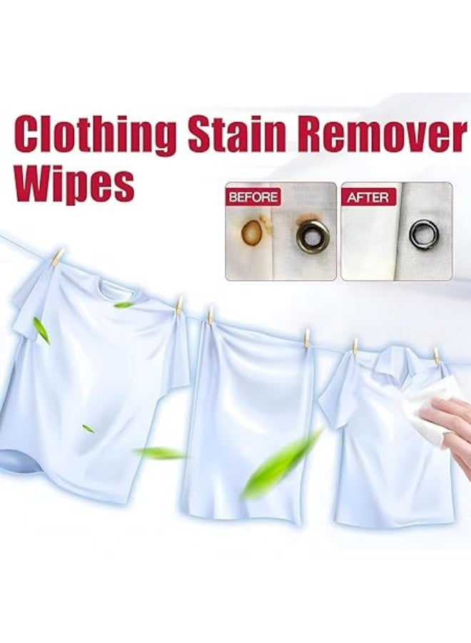 Emergency Stain Remover Wipes Lavender Scent 40 Individually Wrapped Wet Wipes Instant Cleaning for Coffee Oil Ink Stains Safe for Fabrics Shoes Portable Travel Work Emergency Cleaning Wipes - Image 5