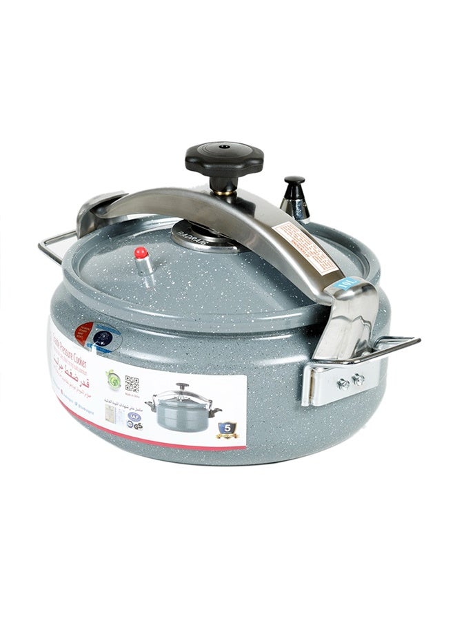 Badraig Aluminum Granite Pressure Cooker Wide Design Pressure Pot Arabic Cooker Grey Available Sizes 5.7L 7.5L 10L 12L 15L 17L - Image 2