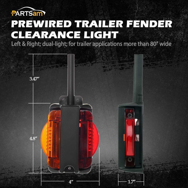 Partsam LED Trailer Fender Light Set - Image 5
