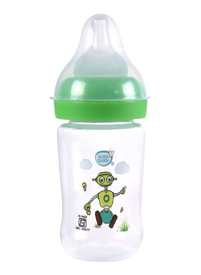 BuddsbuddyPremium Feeding Bottle(Wide Neck) 1pc 150ml (Green)