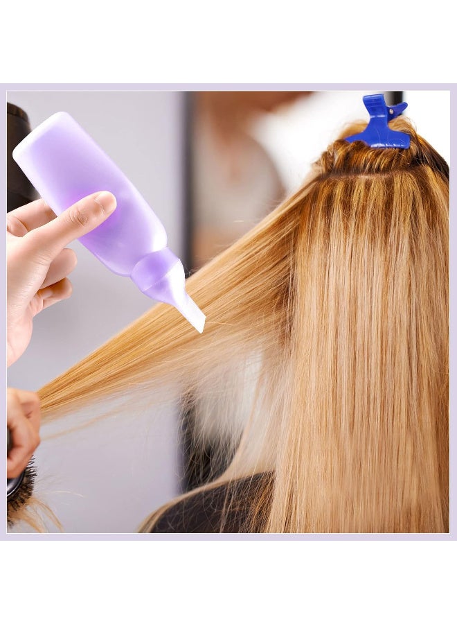 مشط الجذور لتوزيع الصبغه من 3 عبوات 6 اونصة اداة زجاجية الصبغة على الشعر مع مقياس متدرج بلاستيك افخاخ - Image 1