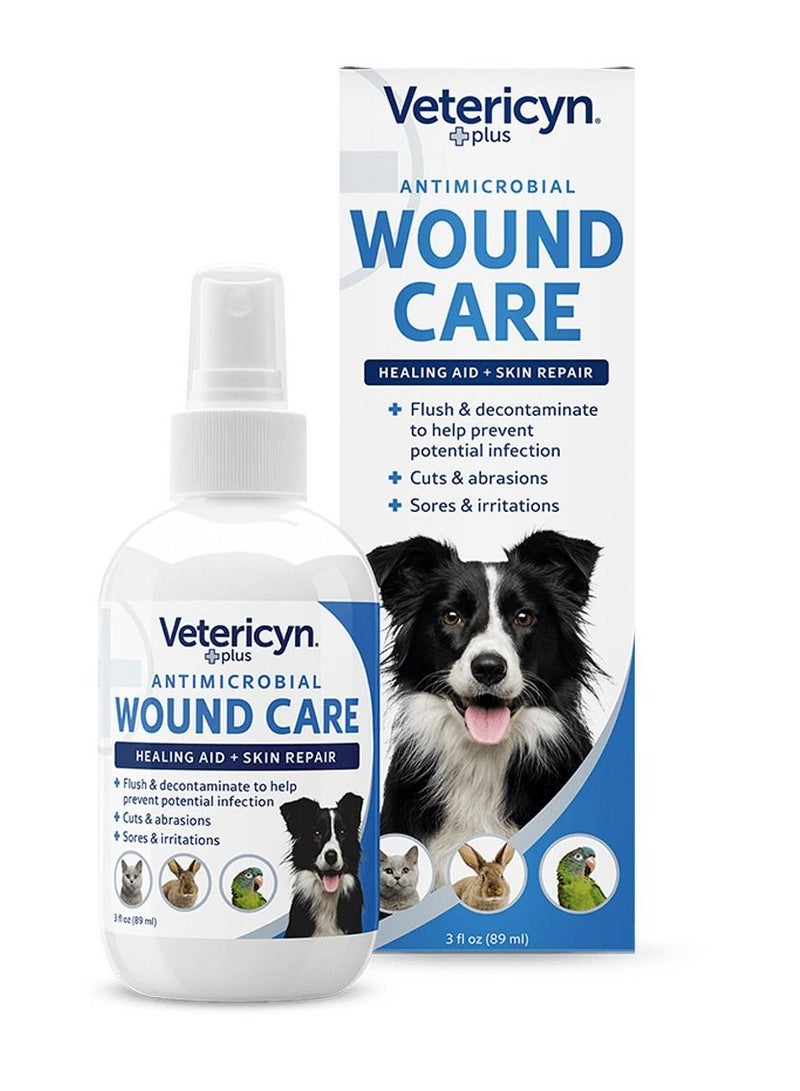 Antimicrobial All Animal Wound and Skin Care Relive Pain 89ml