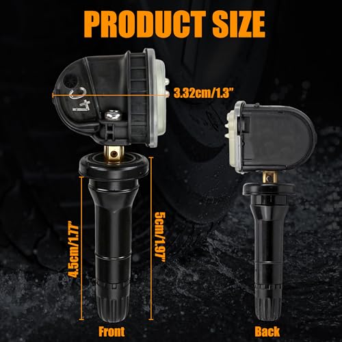 BuleVina 4PCS 13540603 Tire Pressure Monitoring Sensors TPMS for Buick for Enclave for Lacrosse for Cadillac CT6 XT6 XT5 XT4 for Chevrolet for Blazer for Impala for Malibu for Volt for GMC Acadia for Sierra - Image 2