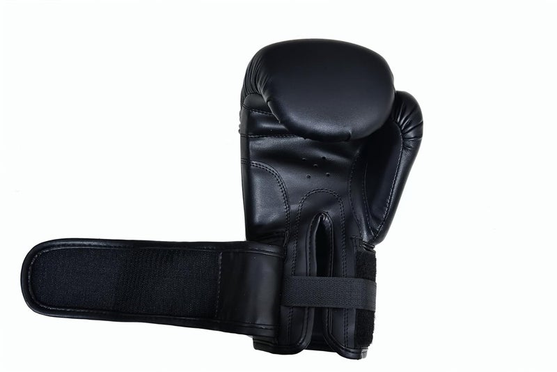 DRENCHED Boxing Gloves with Molded Padding Foam 10Oz| Boxing Training Gloves, Kickboxing Gloves, Heavy Bag Workout Gloves for Boxing, Kickboxing, Muay Thai, MMA (10Oz, Black) - Image 3