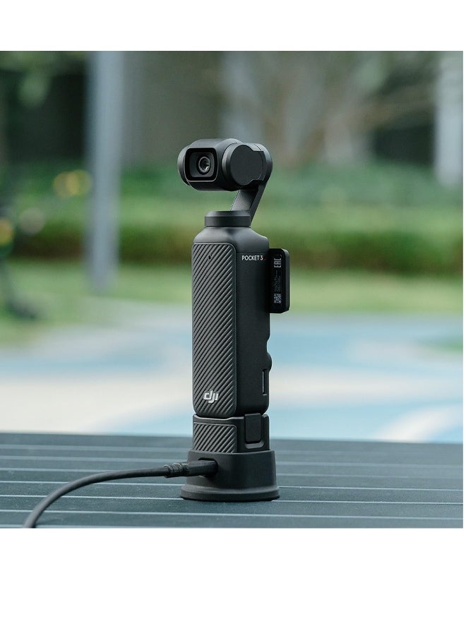 Generic Silicone Non-Slip Desktop Mount for DJI Osmo Pocket 3, Osmo Pocket 3 Accessories (Silicone Black), Lightweight and Compact  - Image 4