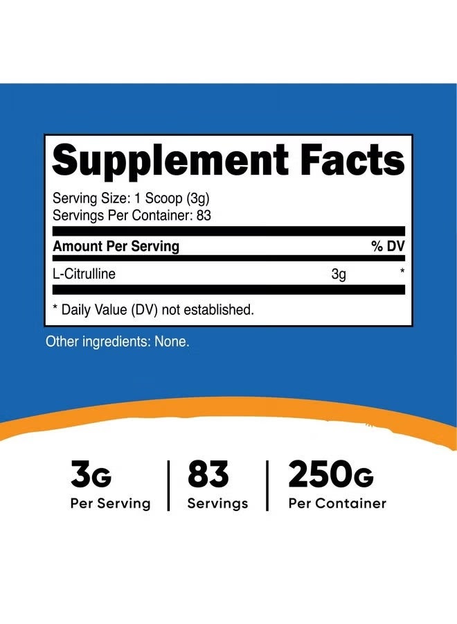 نوتريكوست، إل-سيترولين، بدون نكهة، 8.8 أونصة (250 غرام) - Image 4