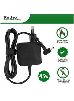 RADEX RADEX LAPTOP POWER ADAPTER (45W 19V / 1.75A) BRP COMPATIBLE WITH ASUS VIVOBOOK FLIP 14 TP412UA TP412U TP412FA (WITHOUT POWER CABLE)  - Image 3