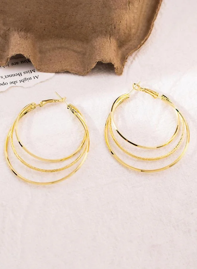 تايك تو Layered Hoop Earrings
