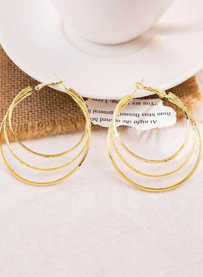تايك تو Layered Hoop Earrings