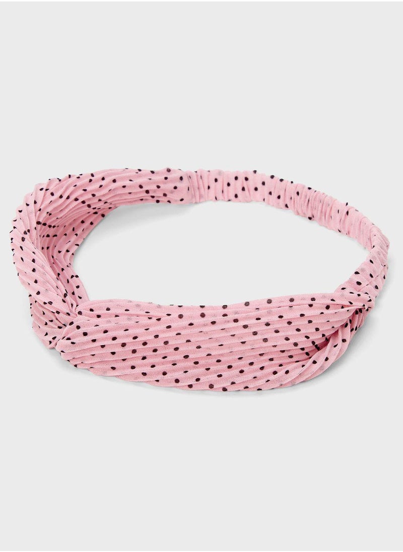 Claires Kids Polka Dot Headwrap 