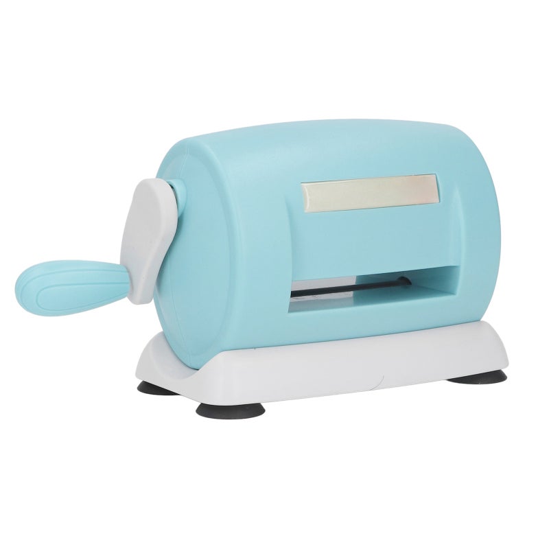 Jef Hand Crank Die Cutting Machine: Portable Embossing Machine for Paper Crafts with Built In Suction System, Work with Standard Thin Film Etched Die, Embossing Folder, Texture Plate and Contour Steel Rul - Image 5