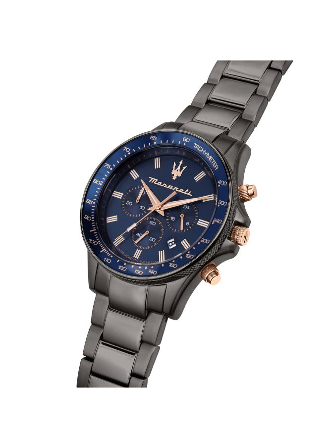 Maserati - Maserati Men's Sfida Collection Stainless Steel Grey PVD Watch with Stainless Steel Bracelet - R8873640001 - Image 1